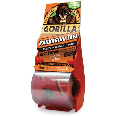 GORILLA PACKING TAPE REFILL+DSP CLR